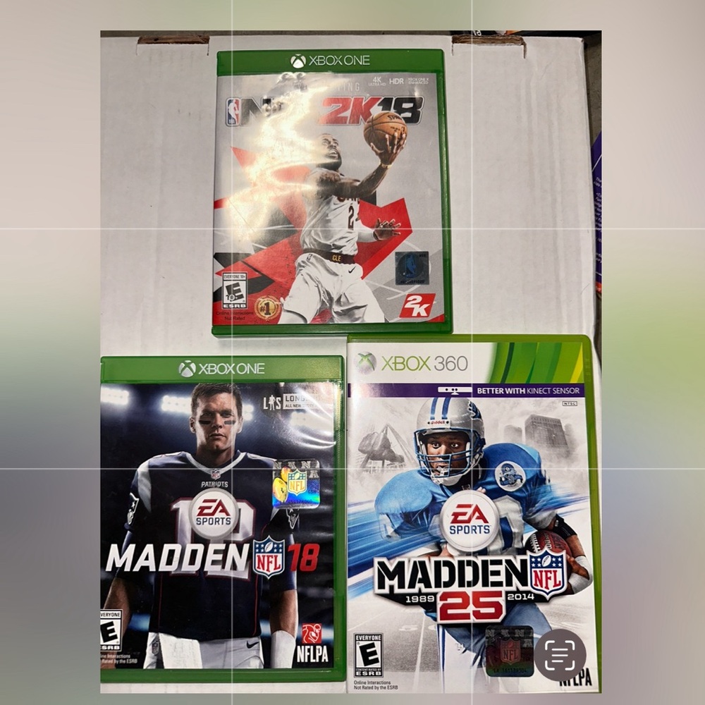 3 XBOX GAMES